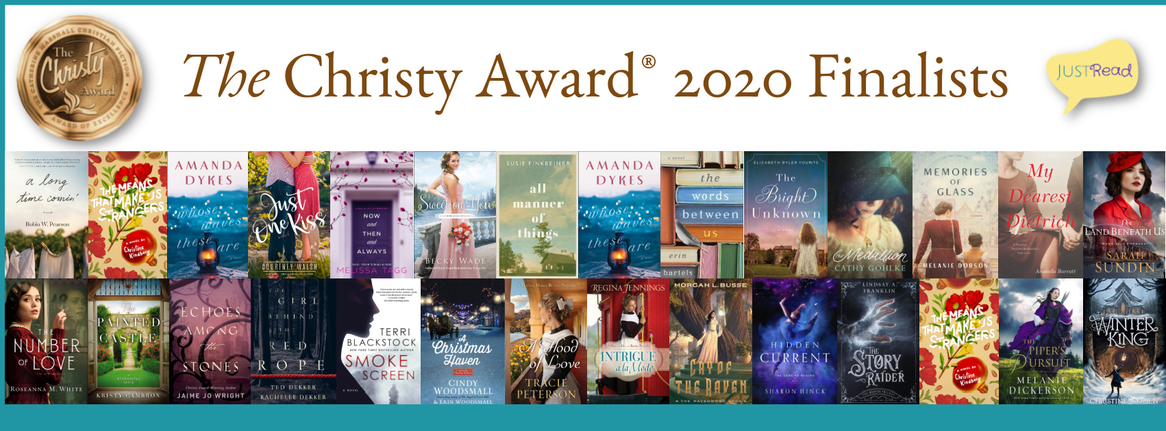 The Christy Award 2020 Finalists on JustRead
